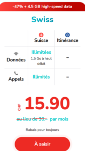 Yallo Swiss – Forfait mobile avec appels, SMS et données illimités en Suisse. Profitez d'une couverture fiable et d'une connexion rapide partout en Suisse, avec des services adaptés à vos besoins