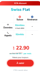 Yallo Swiss Flat – Forfait mobile illimité en Suisse avec appels, SMS et données. Restez connecté sans limite avec une couverture fiable pour tous vos besoins de communication.
